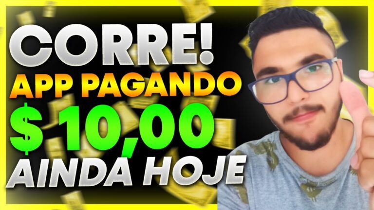 SAQUE $10,00 HOJE (NOVO APP PAGANDO) - NOVO APLICATIVO PARA GANHAR DINHEIRO GRATIS!