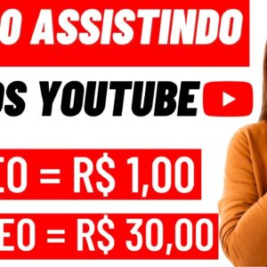 GANHE R$ 5,00 REAIS A CADA 5 VIDEOS ASSISTIDO DO YOUTUBE - (Como Ganhar Dinheiro Assistindo Vídeos)