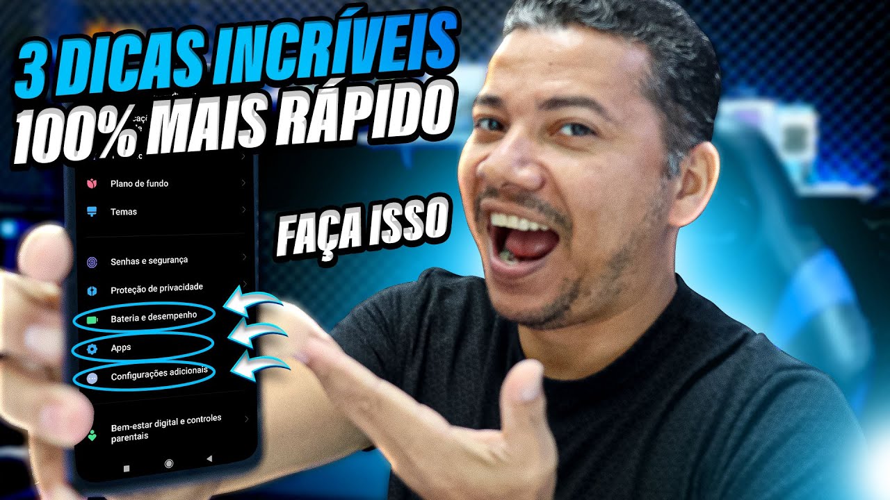 DESATIVE JÁ! Isso vai deixar seu celular 100% mais rápido sem travar (3 NOVAS DICAS)