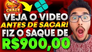 CRAZE SLOTS CASH FORTUNES PAGA? SAQUEI R$900 NO CRAZE SLOTS CASH FORTUNES! CRAZE SLOTS CASH FORTUNES