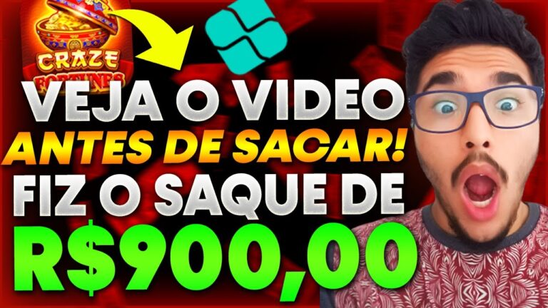 CRAZE SLOTS CASH FORTUNES PAGA? SAQUEI R$900 NO CRAZE SLOTS CASH FORTUNES! CRAZE SLOTS CASH FORTUNES