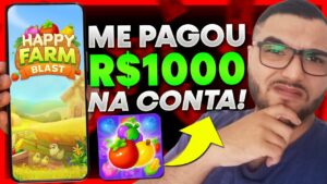 HAPPY FARM BLAST PAGOU R$1000 - (HAPPY FARM BLAST PAGA MESMO?) - APP PARA GANHAR DINHEIRO NO PIX