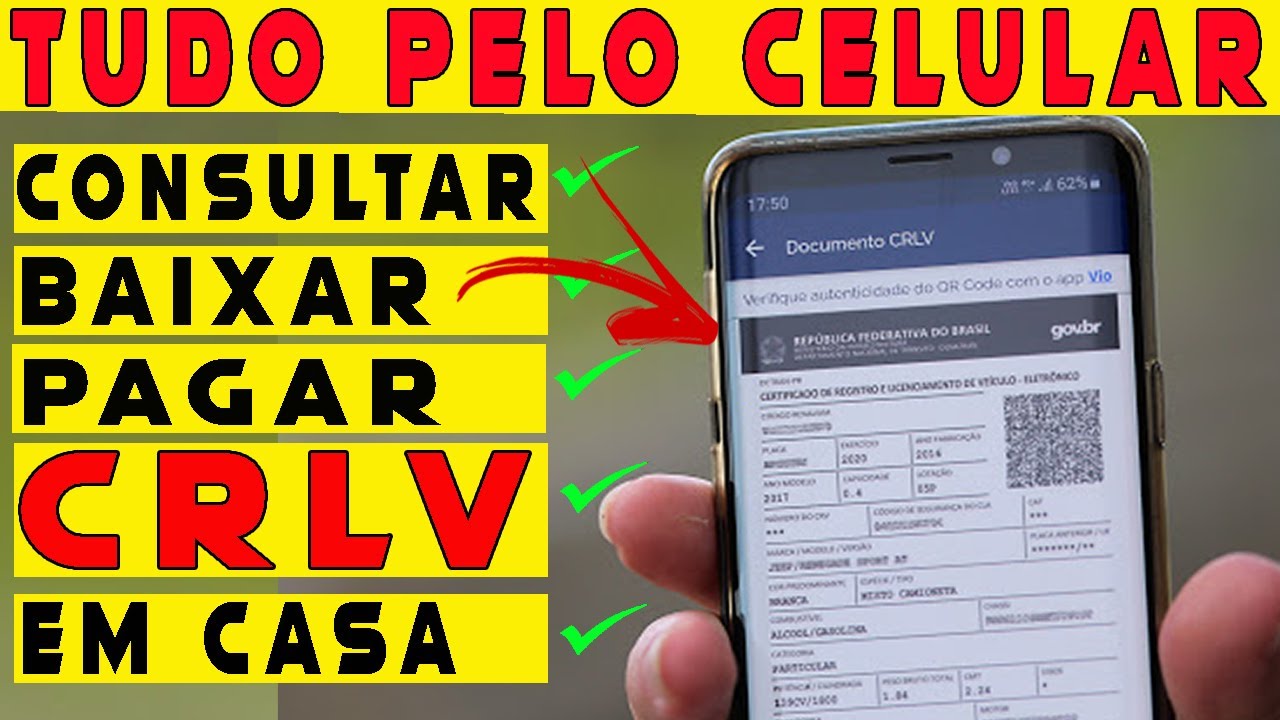 Como consultar baixar e pagar o boleto do IPVA do carro ou moto pelo celular - CRLV 2021