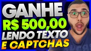 GANHE R$500,00 REAIS NO PAYPAL PREENCHENDO CAPTCHA E LENDO ARTIGOS! APLICATIVO PARA GANHAR DINHEIRO