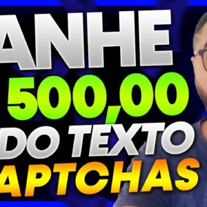 GANHE R$500,00 REAIS NO PAYPAL PREENCHENDO CAPTCHA E LENDO ARTIGOS! APLICATIVO PARA GANHAR DINHEIRO