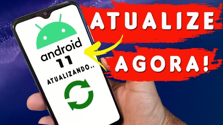 CHEGOU AÍ? Como atualizar o celular Android para uma versão mais recente (Android 11) FÁCIL