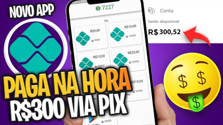 LANÇOU! 2 NOVOS APLICATIVOS PAGOU R$300 REAIS NO PIX (GANHAR DINHEIRO ONLINE COM CELULAR)