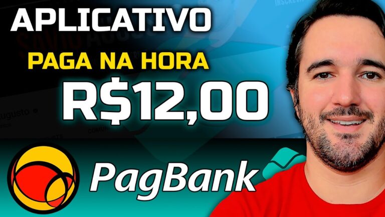 App Pagou Na Hora R$12,00 no Pagbank - [SEM INVESTIR]