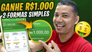 SENSACIONAL! LANÇOU 2 NOVOS APP que Paga R$1.000,00 no PIX por MÊS/2 formas de Ganhar Dinheiro fácil