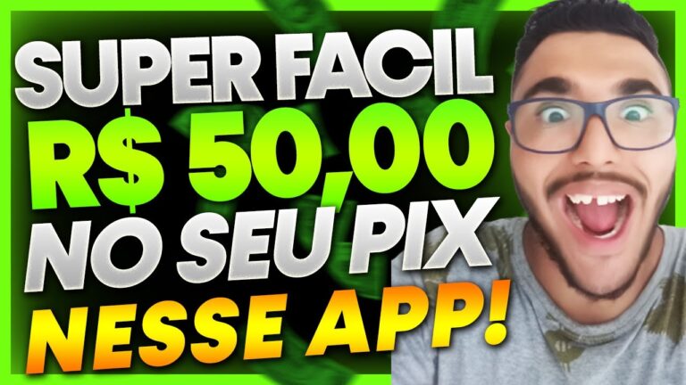 GANHE R$50,00 no DIA PARA USAR UM SIMPLES APP! APLICATIVO PARA GANHAR DINHEIRO VIA PIX GRATIS