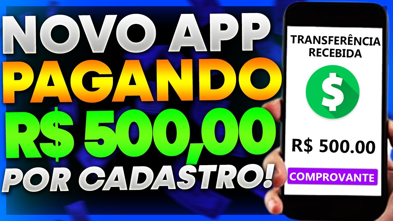 Ganhe R$ 500 REAIS a CADA 10 CADASTRO REALIZADO! NOVO APLICATIVO PARA GANHAR DINHEIRO GRATIS