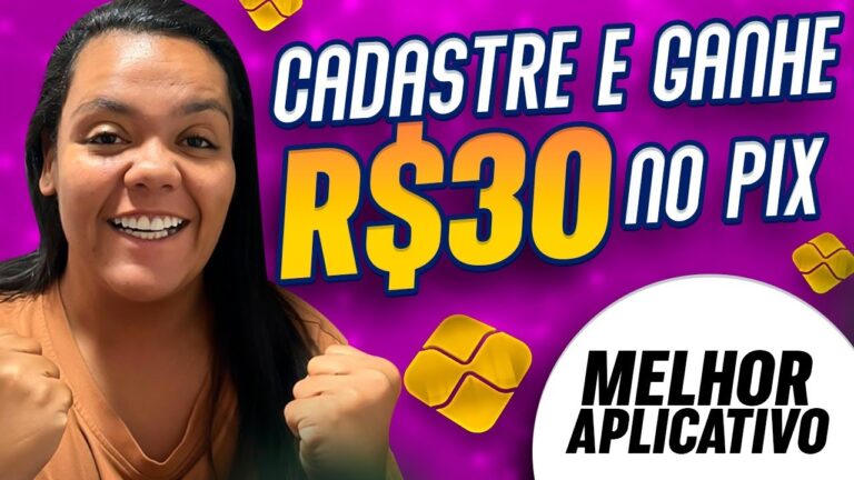 CADASTRE E GANHE R$30 NO PIX  - APP PAGANDO MUITO (GANHAR DINHEIRO)