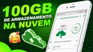 SENSACIONAL! Como GANHAR 100GB de ARMAZENAMENTO em NÚVEM de GRAÇA no celular