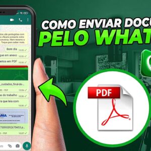 Como enviar um documento ou arquivo PDF pelo WhatsApp (pelo celular)