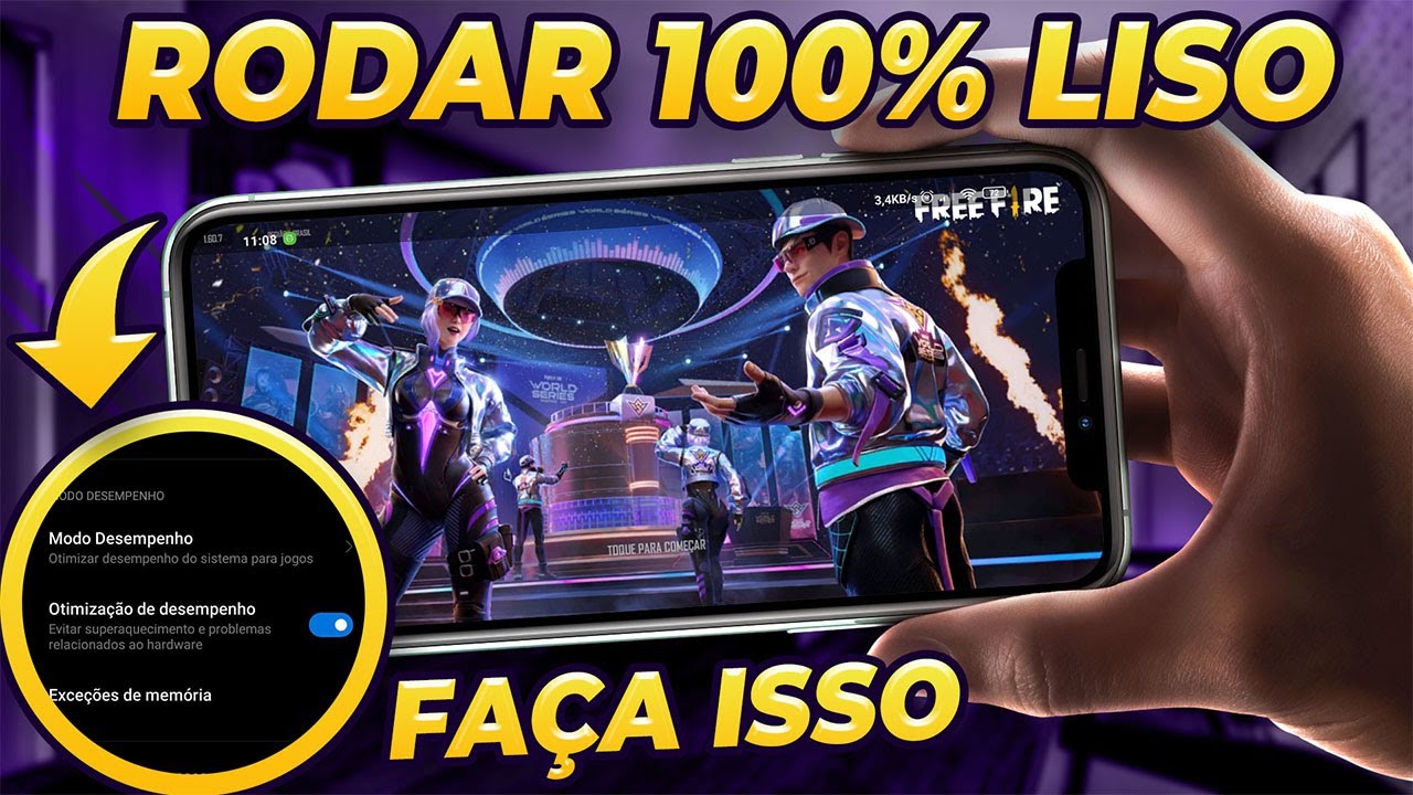 CONFIGURAÇÃO PERFEITA! Como tirar lags e travamentos do celular quando está jogando free fire?