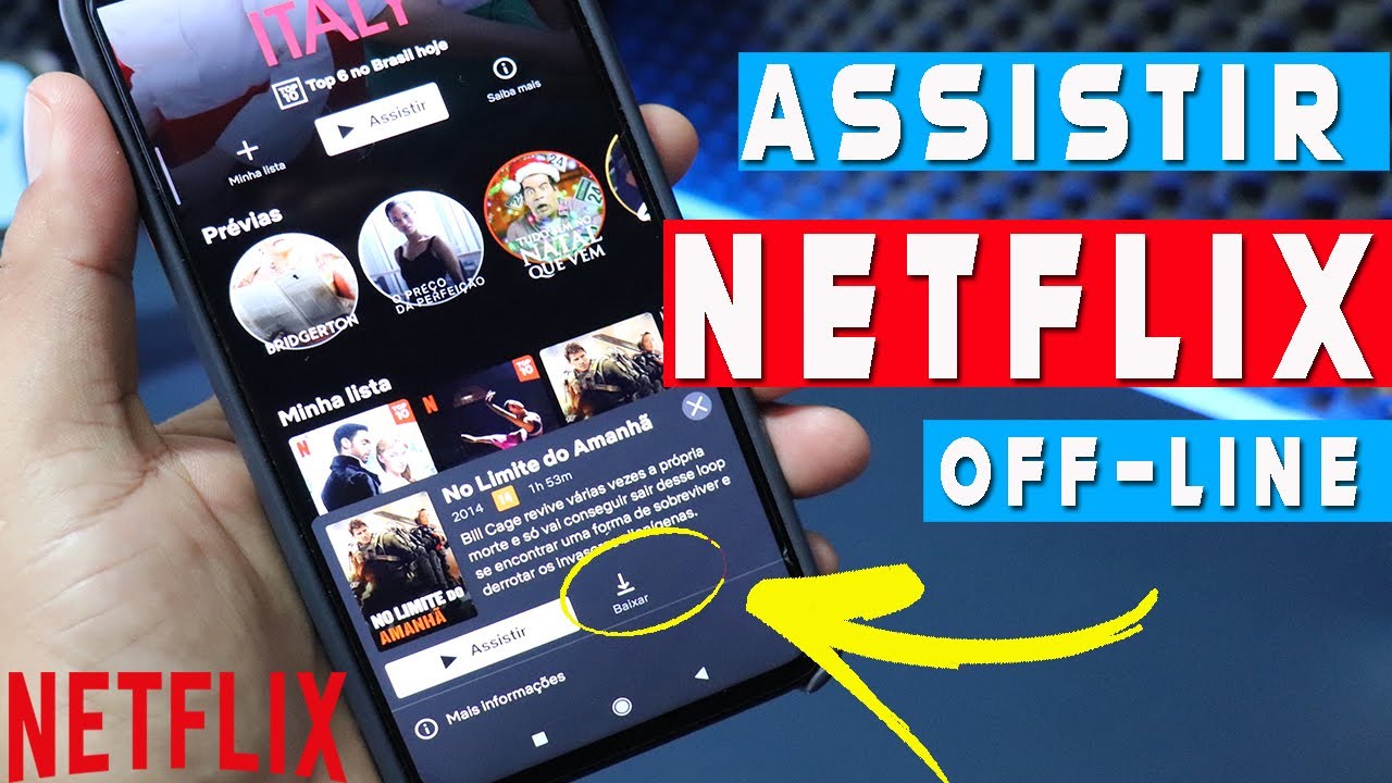 Como BAIXAR FILMES da NETFLIX no celular e ASSISTIR OFFLINE sem PRECISAR de INTERNET 2021