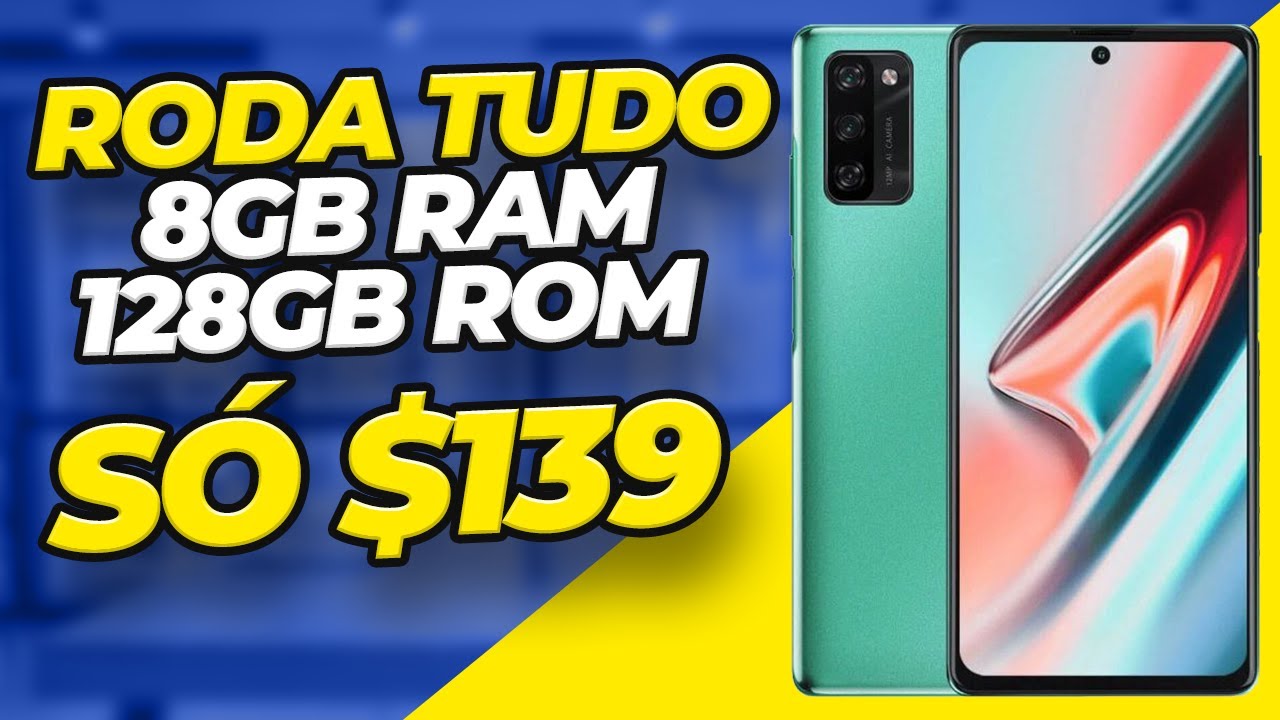 SÓ $139! VAI RODAR TUDO 6GB RAM 128GB ROM 3 CÂMERAS SONY 12MP+BATERIA 4680MAH- BLACKVIEW A100