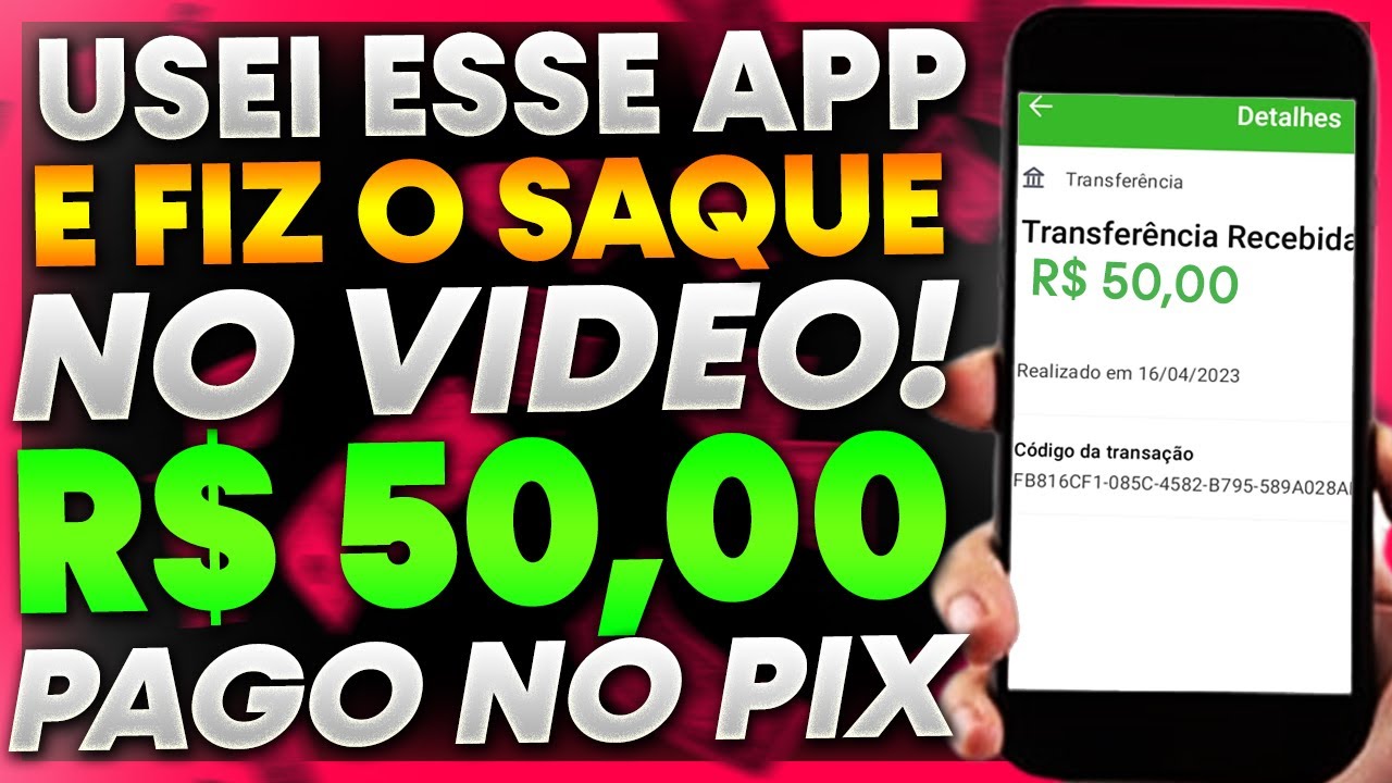 Esse APP me PAGOU em SEGUNDOS! R$ 50,00 REAIS NO PIX! APLICATIVO PARA GANHAR DINHEIRO VIA PIX GRATIS