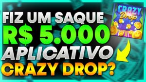 App Crazy Drop Paga Mesmo? SAQUEI $1.000 DOLARES no Crazy Drop? App Crazy Drop Paga?