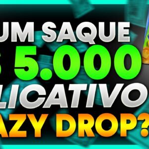 App Crazy Drop Paga Mesmo? SAQUEI $1.000 DOLARES no Crazy Drop? App Crazy Drop Paga?