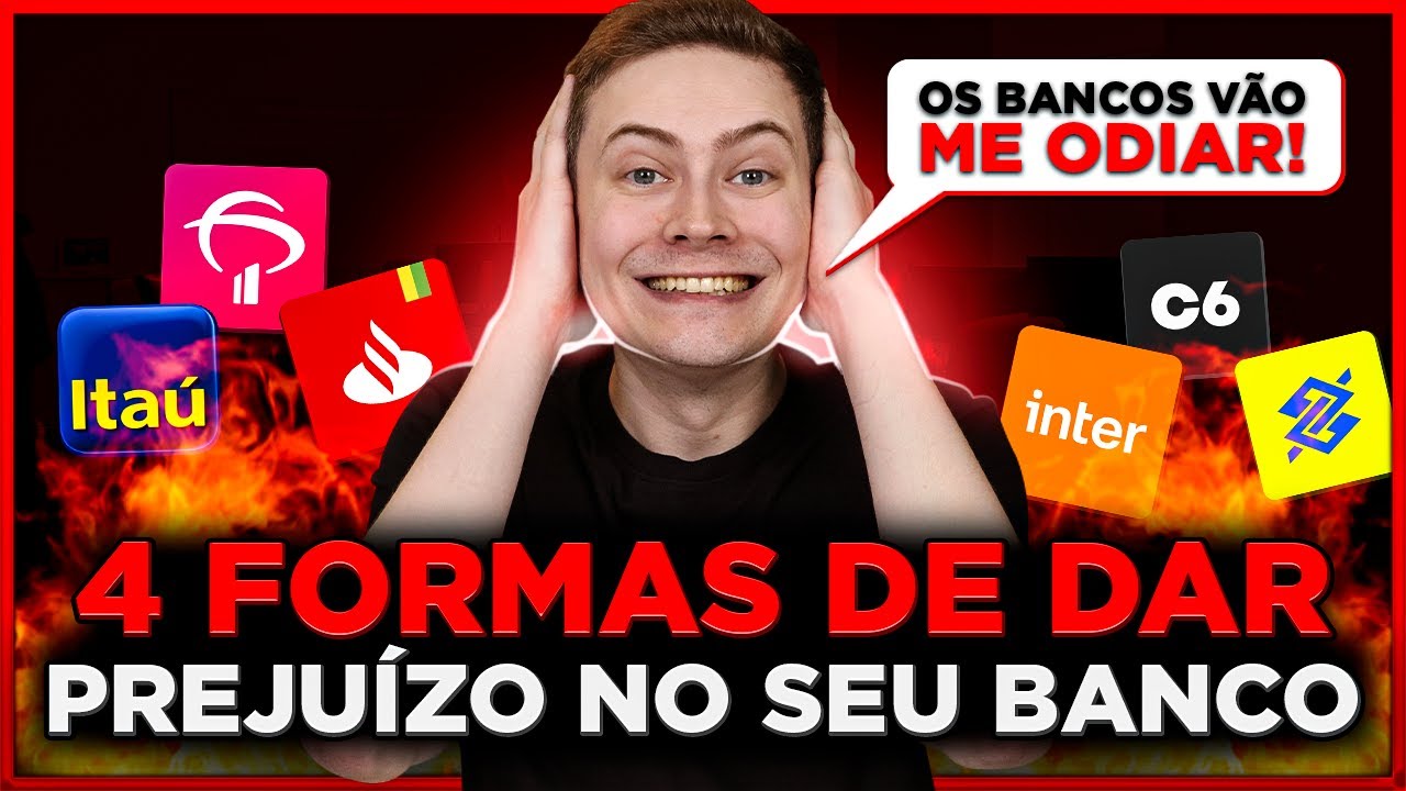 4 FORMAS DE ARRANCAR DINHEIRO DO SEU BANCO! *os Bancos vão me odiar por esse vídeo*