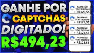 🔥LANÇOU NOVO APP 2023 QUE PAGA R$494,23 PARA DIGITAR CAPTCHAS | APP PARA GANHAR DINHEIRO DIGITANDO