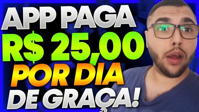 NOVO APP PAGANDO R$25,00 REAIS NO PIX PARA FAZER MISSÕES! APLICATIVO PARA GANHAR DINHEIRO VIA PIX