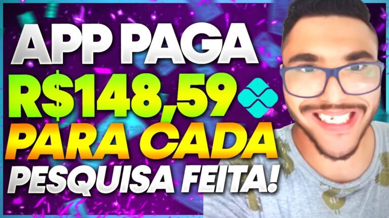 GANHE R$148,59 POR DIA RESPONDENDO PESQUISAS E FAZENDO TAREFAS | APLICATIVO PARA GANHAR DINHEIRO
