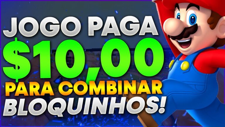 ⚡[NOVO JOGO] JOGOS QUE PAGAM DINHEIRO DE VERDADE | COMBINE BLOCOS NESSE JOGO E SEJA PAGO EM DOLAR!