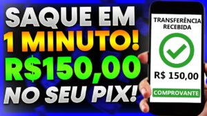 🤑[PAGA EM 1 MINUTO] APP PAGANDO R$150 no PIX Muito RAPIDO! APLICATIVO PARA GANHAR DINHEIRO VIA PIX