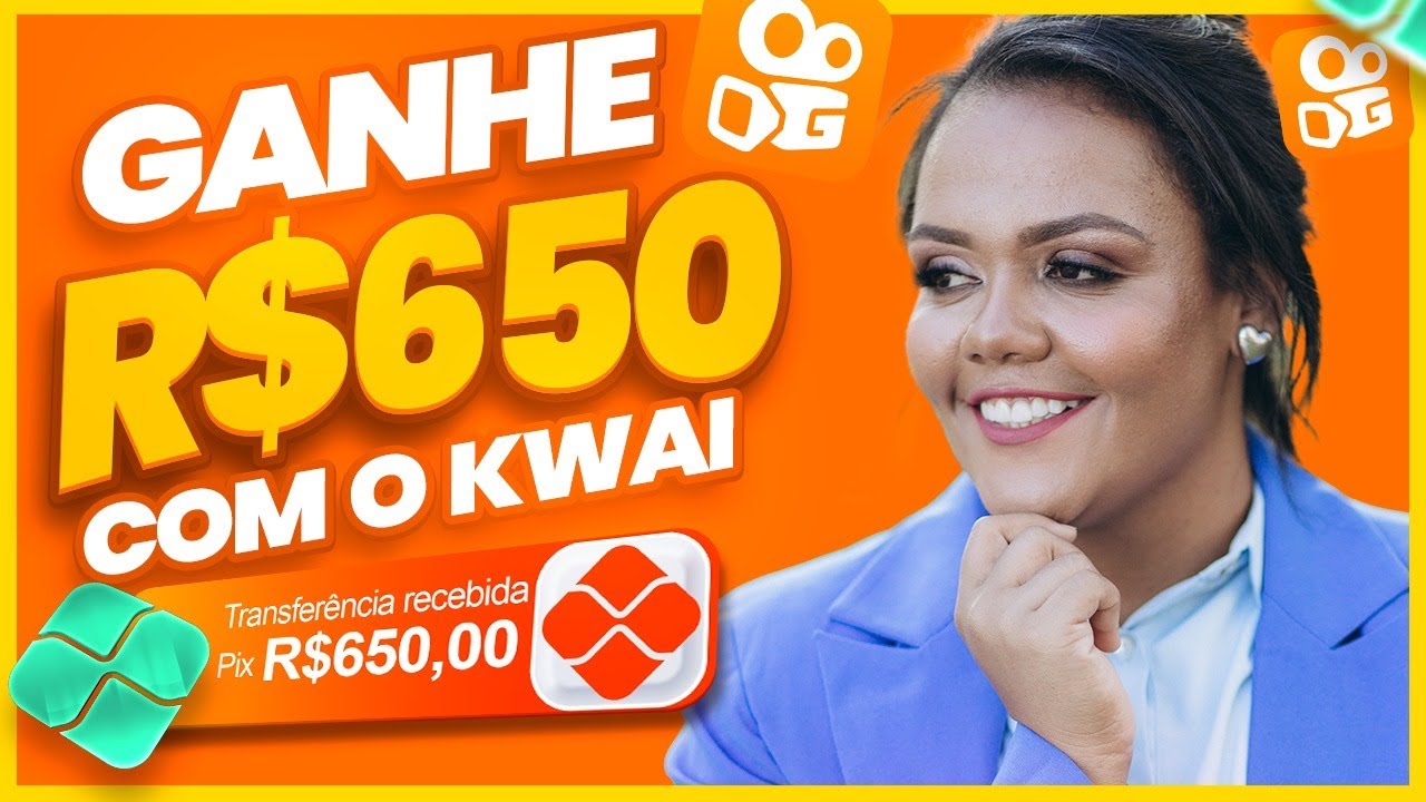 GANHE R$650,00 COM O KWAI! GANHAR DINHEIRO RÁPIDO NO PIX