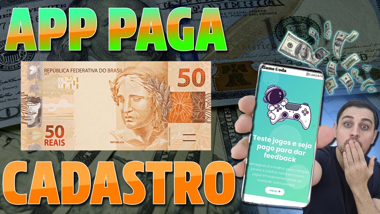 [URGENTE] GANHE R$ 50 AGORA Mesmo no Cadastro deste App – App Pagando no Cadastro 2023