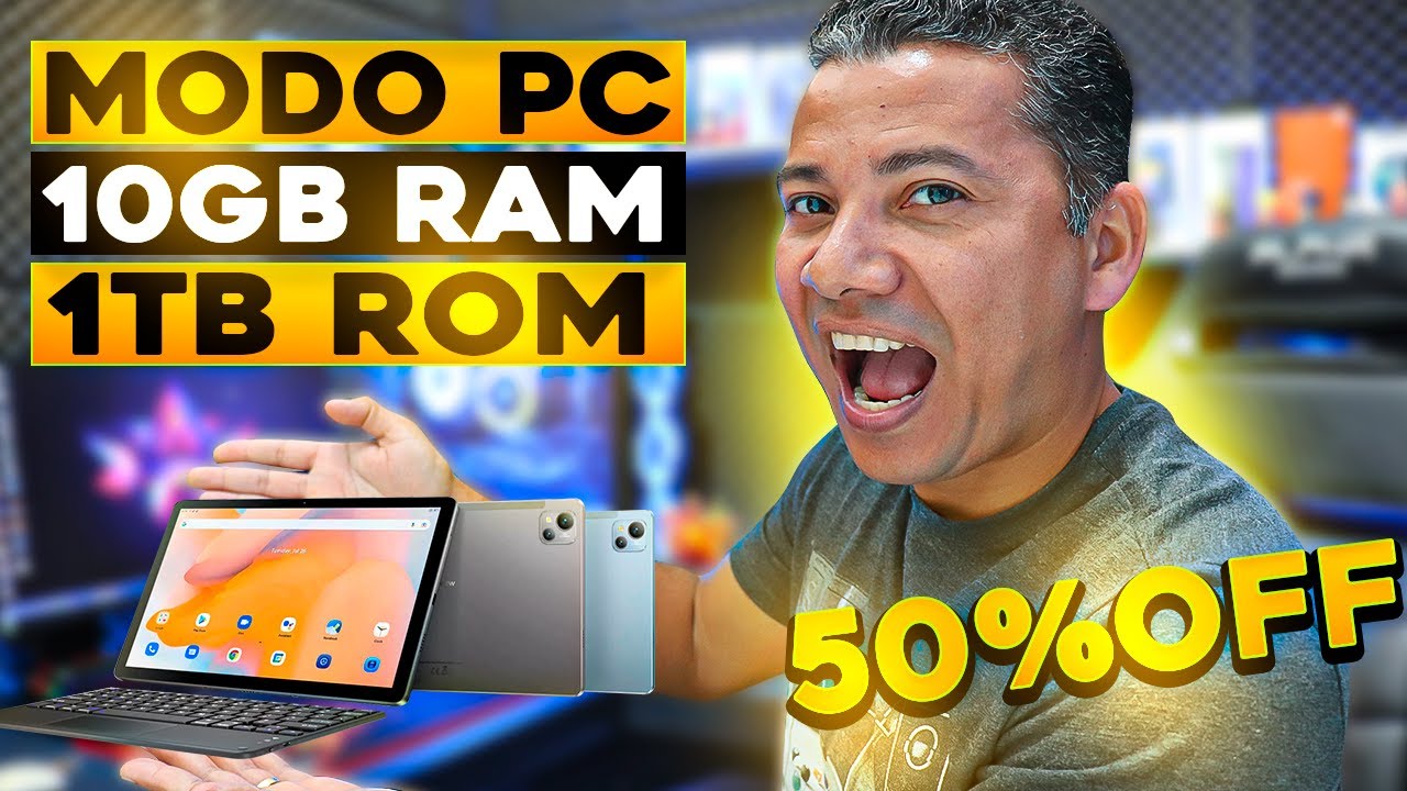 SEJA RÁPIDO! SÓ HOJE $178,79 RODA TUDO 10GB RAM 1TB ROM BATERIA 7280MAH-BLACKVIEW TAB 13