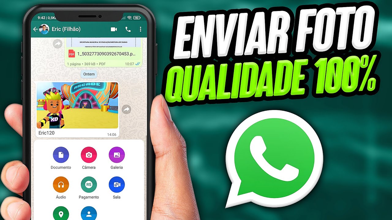 ISSO VOCÊ NÃO SABIA! Como enviar fotos pelo WhatsApp sem perder a qualidade pelo celular