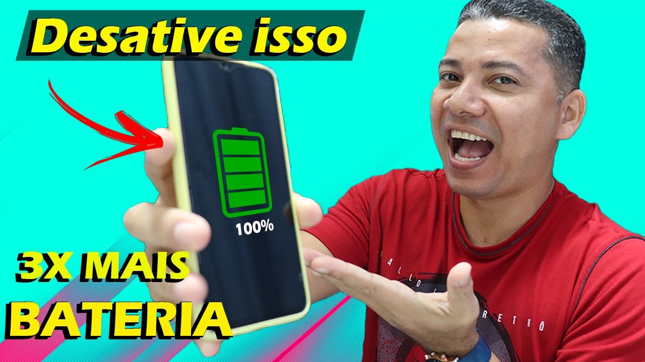 É POR ISSO que a BATERIA do seu celular DESCARREGA RÁPIDO! Desative essas funções agora mesmo!