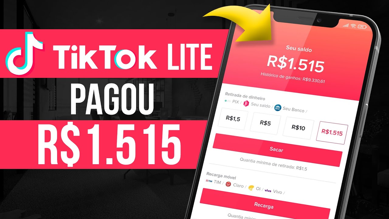 COMO GANHAR DINHEIRO COM NOVO APLICATIVO TIKTOK LITE? onde conseguir mais convidados?