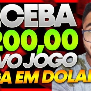 APLICATIVO PARA GANHAR DINHEIRO JOGANDO - SAQUE $200,00 DOLAR NESSE NOVO JOGUINHO