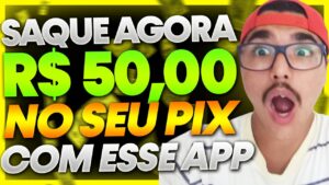 NOVO APLICATIVO PARA GANHAR DINHEIRO VIA PIX GRATIS - SAQUE R$50,00 EM 1 DIA NESSE APP