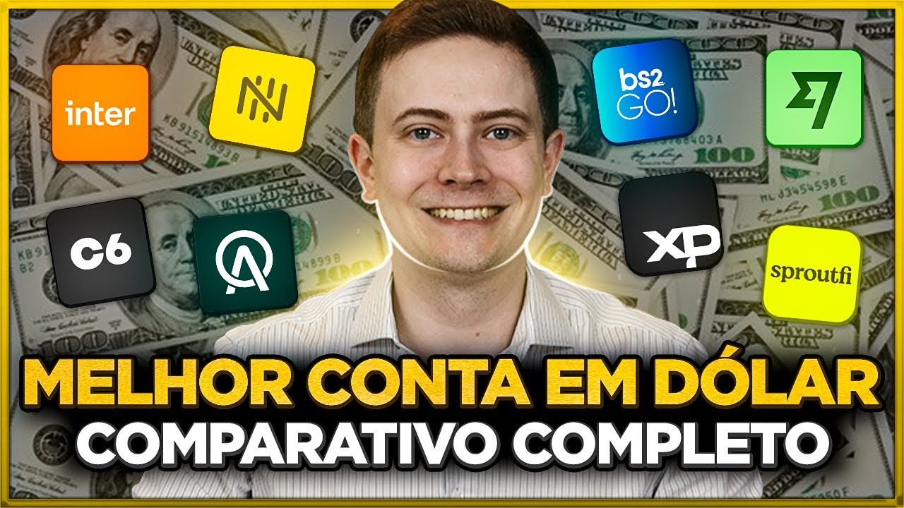 MELHOR CONTA EM DÓLAR: NOMAD, AVENUE, C6, INTER, BS2, WISE, XP ou SPROUTFI? COMPARATIVO COMPLETO!