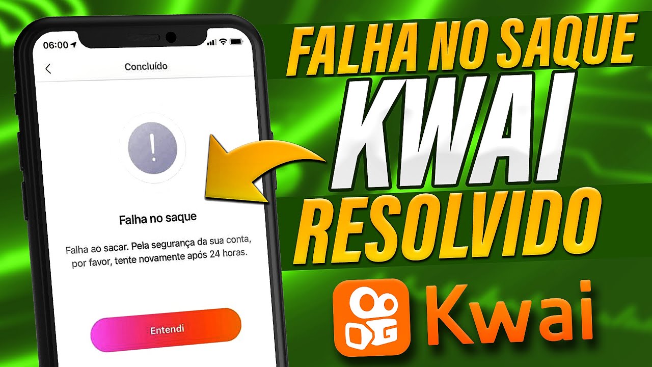 SÓ FAZER ISSO! COMO RESOLVER FALHA NO SAQUE DO KWAI ( ERRO NO SAQUE, FALHA NO SAQUE ) MUITO SIMPLES!