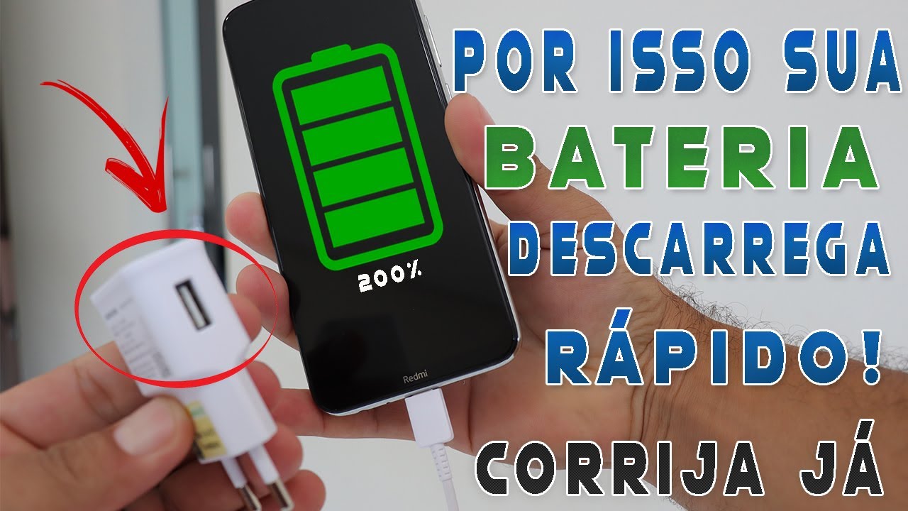 É TÃO SIMPLES RESOLVER! como corrigir problemas de bateria descarregando rápido fazer durar mais