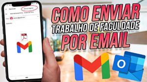Como enviar um trabalho de faculdade por email usando celular "pelo Gmail"