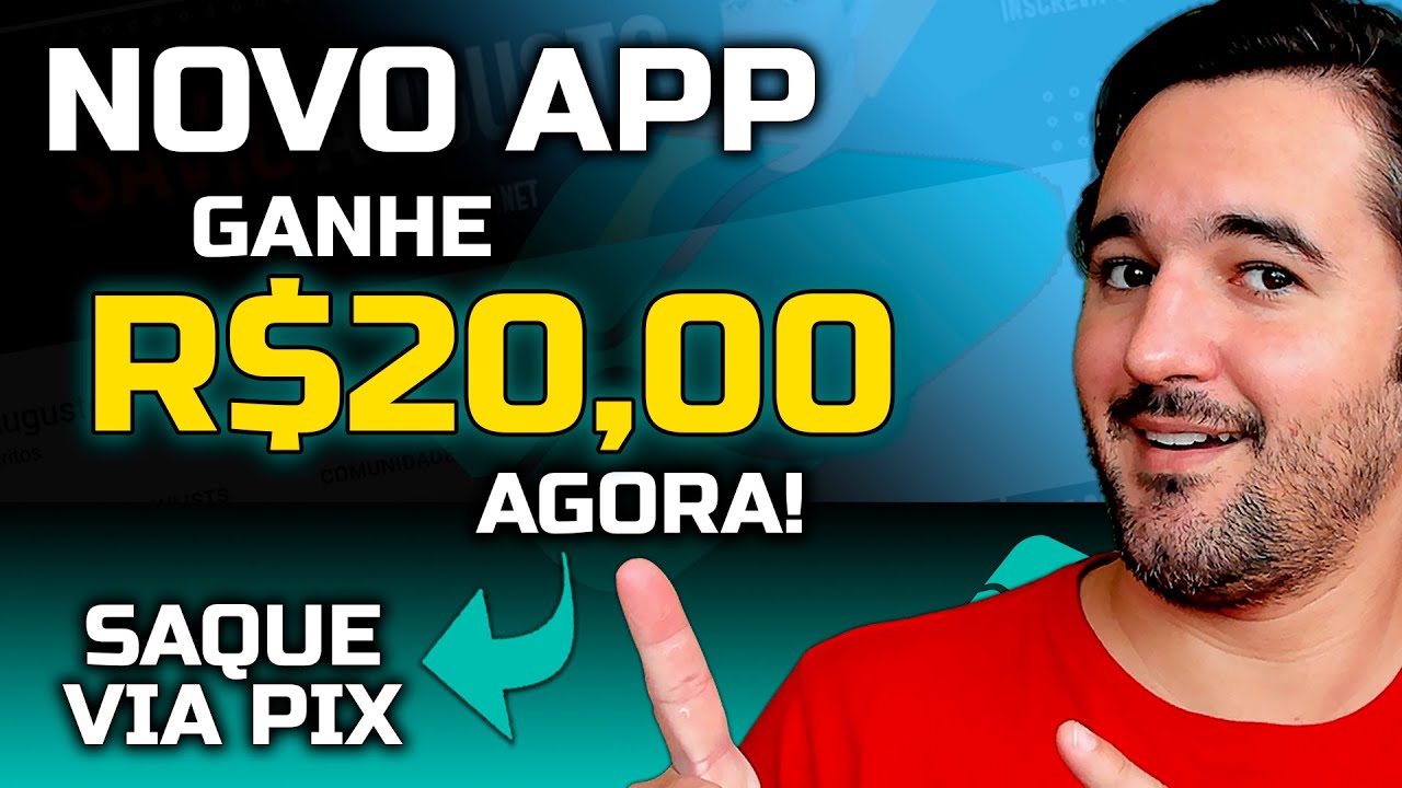 Novo App Pagando R$20,00 Via Pix - Aplicativo Para Ganhar Dinheiro!