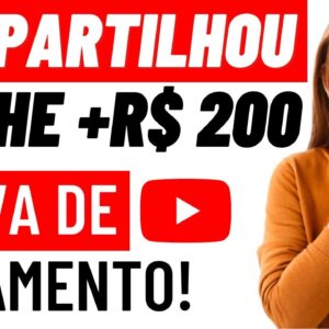 GANHE R$163.58 IMEDIATAMENTE NO PIX COMPARTILHANDO LINKS NO YOUTUBE (Como Ganhar Dinheiro Online)