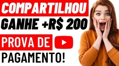 GANHE R$163.58 IMEDIATAMENTE NO PIX COMPARTILHANDO LINKS NO YOUTUBE (Como Ganhar Dinheiro Online)