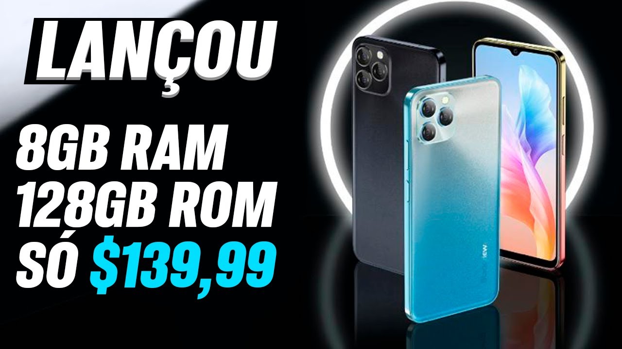 LANÇOU! SÓ $139,99 VAI RODAR TUDO 8GB RAM 128GB ROM BATERIA 4380MAH- BLACKVIEW A95