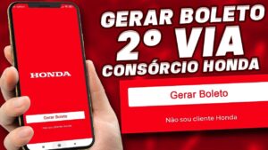 Como gerar boleto do consócio nacional honda pelo celular (gerar segunda via) passo a passo