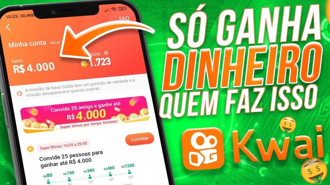 É POR ISSO QUE VC NÃO GANHA DINHEIRO/ Como GANHAR DINHEIRO no APLICATIVO KWAI (NOVA PROMOÇÃO)