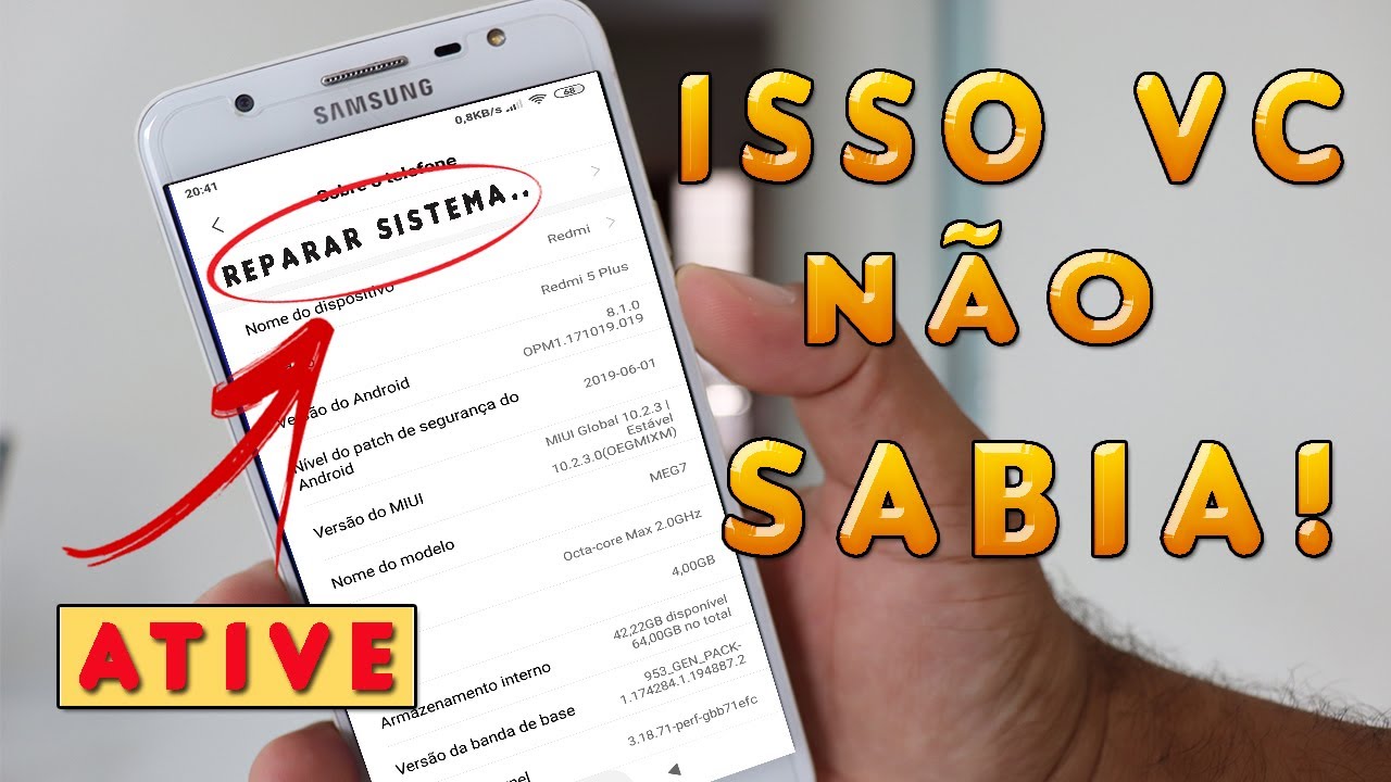 NUNCA MAIS VAI TRAVAR! Veja como REPARAR o SISTEMA do Android e DEIXAR seu CELULAR mais RÁPIDO 2020