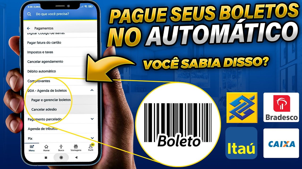 Como gerenciar e pagar todos os boletos pelo celular fácil e seguro (DDA DÉBITO DIRETO AUTORIZADO)